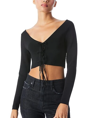 Alice + Olivia Sharee 2-Way Cropped Pullover Women 1 Alice + Olivia Sharee 2-Way Cropped Pullover Women