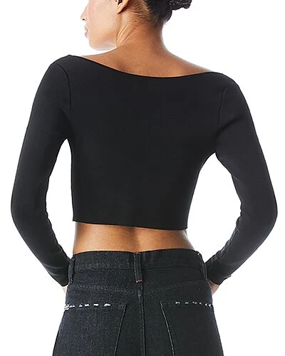 Alice + Olivia Sharee 2-Way Cropped Pullover Women 2 Alice + Olivia Sharee 2-Way Cropped Pullover Women - Image 2
