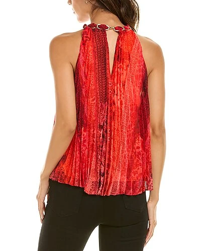 Alice + Olivia Alycia Chainnk Top Women 2 Alice + Olivia Alycia Chainnk Top Women - Image 2