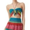 Alice + Olivia Livia Mock Tie Halter Top Women
