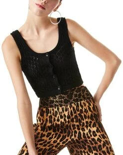 Alice + Olivia Daryn 2-Way Wool-Blend Sweater Tank Women