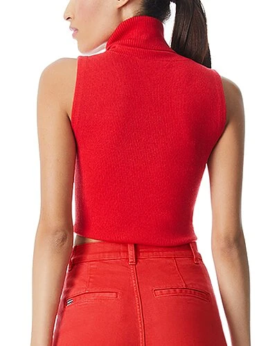 Alice + Olivia Darcey Turtleneck Wool-Blend Sweater Tank Women 2 Alice + Olivia Darcey Turtleneck Wool-Blend Sweater Tank Women - Image 2
