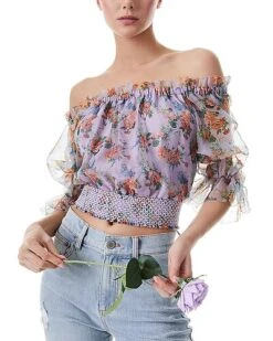 Alice + Olivia Caprina Off-The-Shoulder Top Women