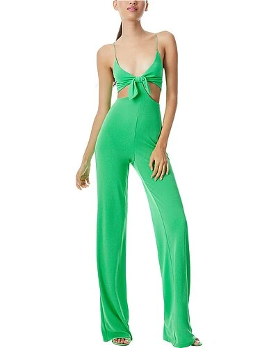 Alice + Olivia Havana Front Tie Bow Jumpsuit Women 1 Alice + Olivia Havana Front Tie Bow Jumpsuit Women
