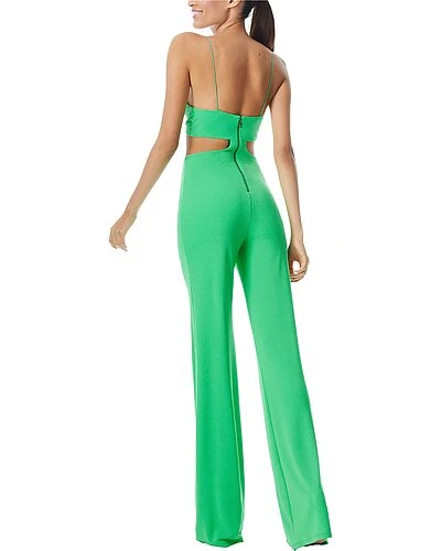 Alice + Olivia Havana Front Tie Bow Jumpsuit Women 2 Alice + Olivia Havana Front Tie Bow Jumpsuit Women - Image 2