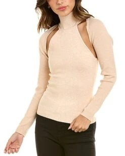 Alice + Olivia Sleeveless Jeremy Tank Plus Cardigan Women