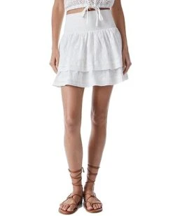 Alice + Olivia Bethie Tiered Mini Skirt Women