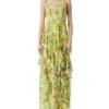 Alice + Olivia Jocelyn Ruffle Maxi Dress Women