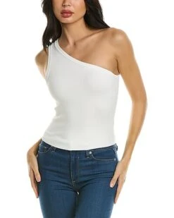 Alice + Olivia Elden One-Shoulder Tank Women