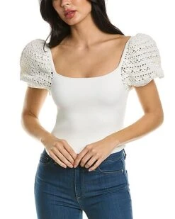 Alice + Olivia Caley Crop Top Women