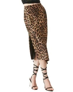 Alice + Olivia Maeve Asymmetrical Slip Skirt Women