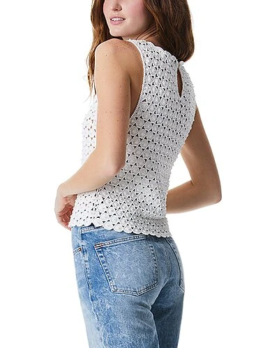 Alice + Olivia Reva Pearl Crochet Shell Women 2 Alice + Olivia Reva Pearl Crochet Shell Women - Image 2