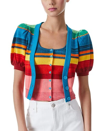 Alice + Olivia Romi Stripe Cardigan Women 1 Alice + Olivia Romi Stripe Cardigan Women