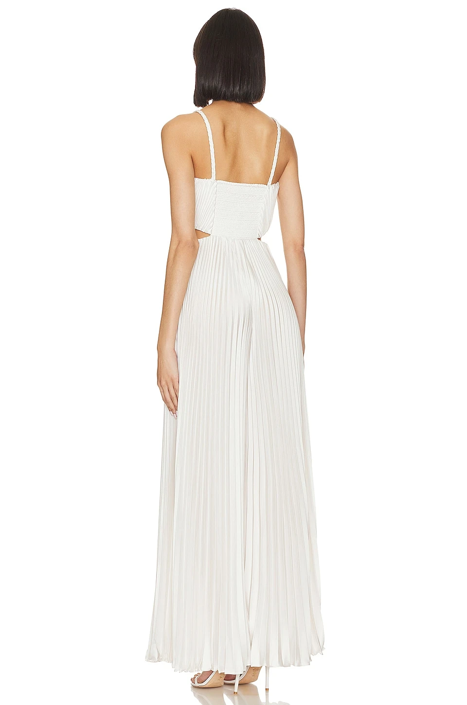Alice + Olivia Powell Jumpsuit White 3 Alice + Olivia Powell Jumpsuit White - Image 3