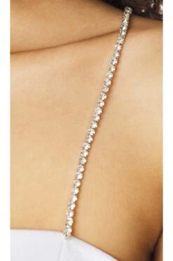 Alice + Olivia Sutton Crystal Strap Mini Dress White 7 Alice + Olivia Sutton Crystal Strap Mini Dress White -Alice + Olivia Shop ALI WD1022 V4