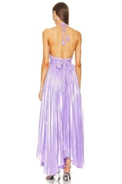 Alice + Olivia Arista Sleeveless Pleated Maxi Dress Solstice -Alice + Olivia Shop ALI WD1029 V3