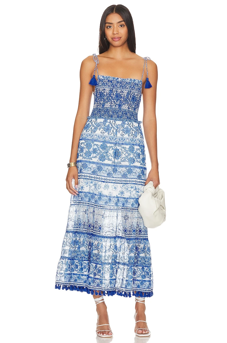 Alice + Olivia Monnie Midi Dress Greek Tile 1 Alice + Olivia Monnie Midi Dress Greek Tile
