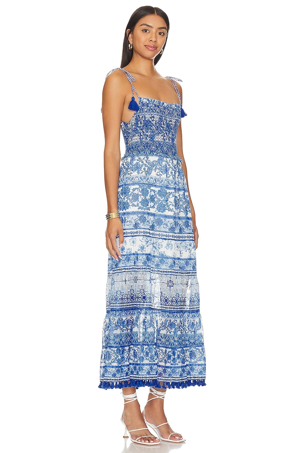 Alice + Olivia Monnie Midi Dress Greek Tile 2 Alice + Olivia Monnie Midi Dress Greek Tile - Image 2
