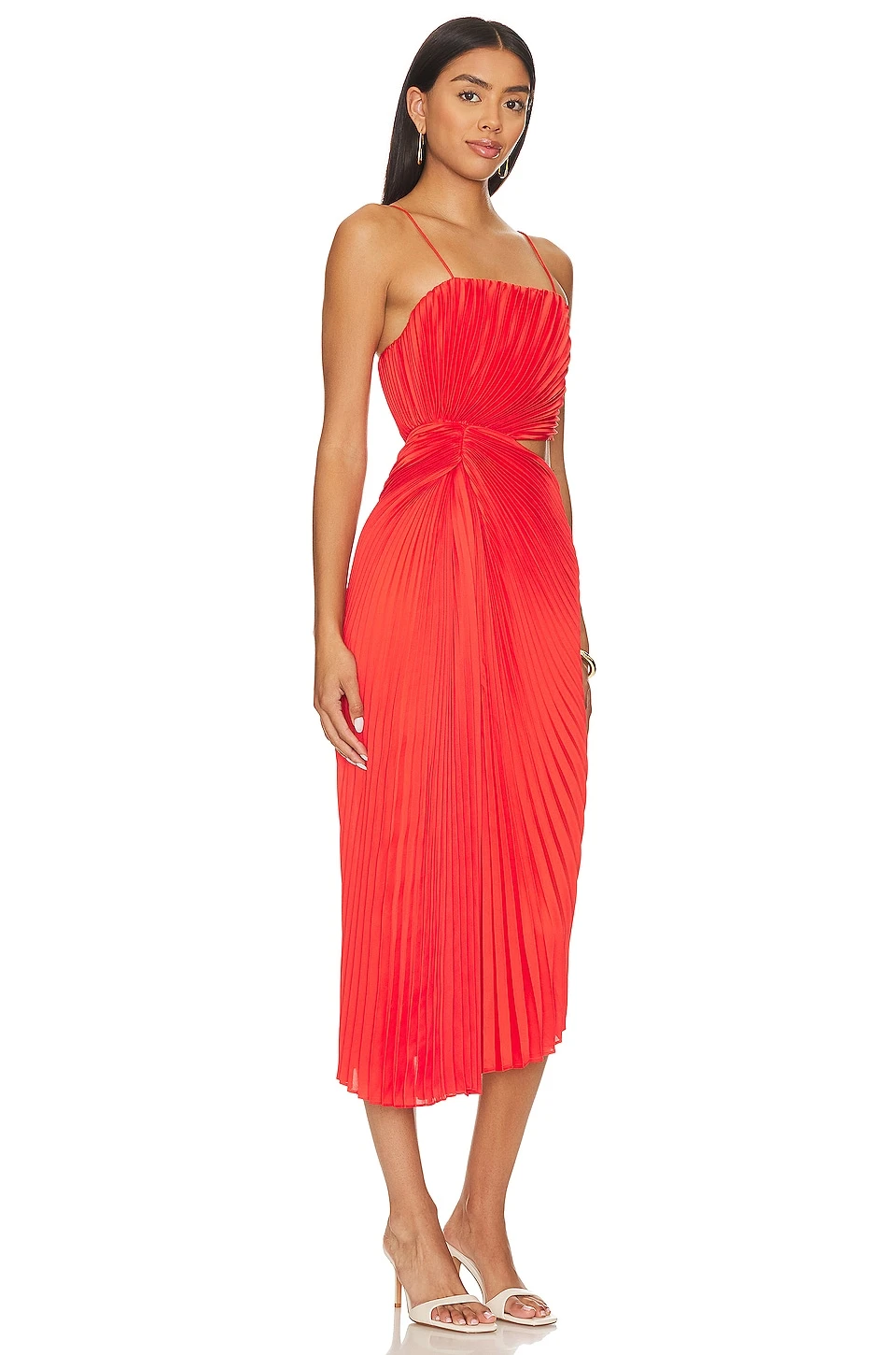 Alice + Olivia Fayeth Dress Chili Pepper 2 Alice + Olivia Fayeth Dress Chili Pepper - Image 2