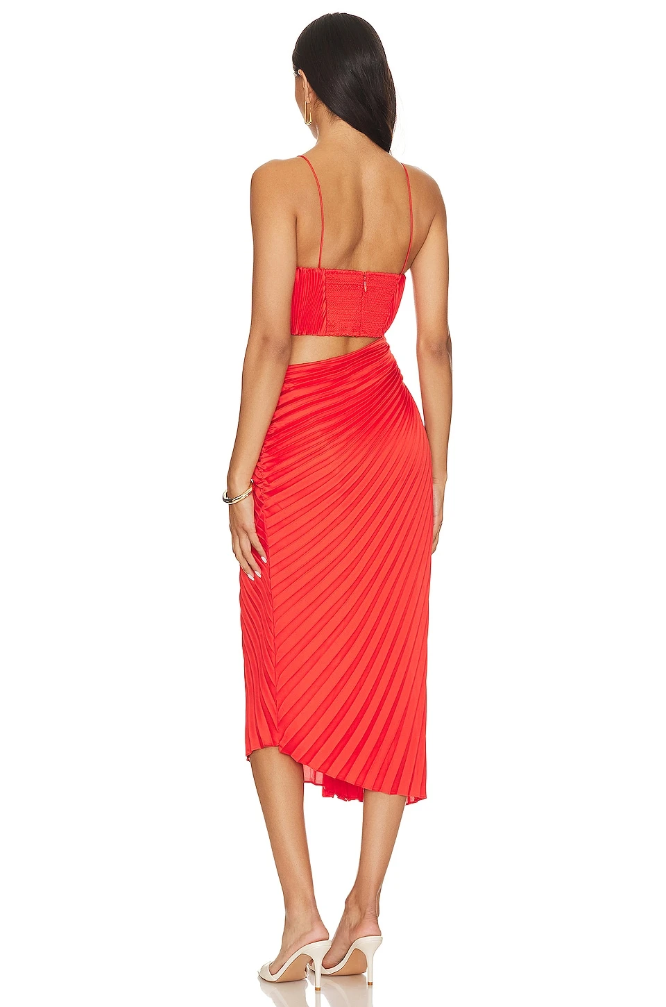 Alice + Olivia Fayeth Dress Chili Pepper 3 Alice + Olivia Fayeth Dress Chili Pepper - Image 3