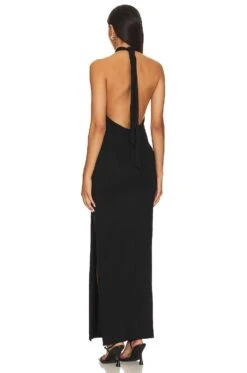 Alice + Olivia Amaya Halter Dress Black 5 Alice + Olivia Amaya Halter Dress Black -Alice + Olivia Shop ALI WD1044 V3