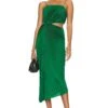 Alice + Olivia Fayeth Midi Dress Emerald