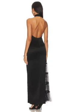 Alice + Olivia Ryn Maxi Dress Black -Alice + Olivia Shop ALI WD1054 V3