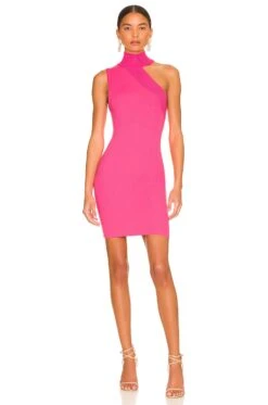 Alice + Olivia Kiki Cut Out Sleeveless Dress French Rose -Alice + Olivia Shop ALI WD908 V1 1