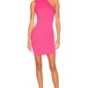 Alice + Olivia Kiki Cut Out Sleeveless Dress French Rose