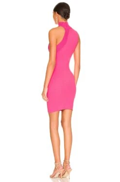 Alice + Olivia Kiki Cut Out Sleeveless Dress French Rose -Alice + Olivia Shop ALI WD908 V4