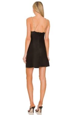 Alice + Olivia Harmony Mini Slip Dress Black -Alice + Olivia Shop ALI WD929 V3