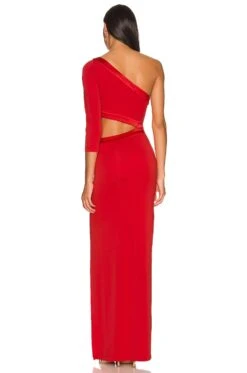 Alice + Olivia Michele Cutout Maxi Dress Bright Poppy -Alice + Olivia Shop ALI WD930 V3