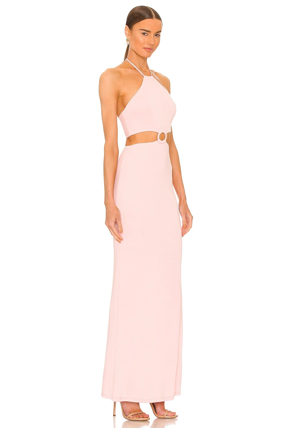 Alice + Olivia Marguerite Cutout Dress English Rose 2 Alice + Olivia Marguerite Cutout Dress English Rose - Image 2