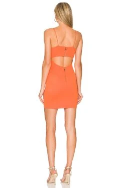 Alice + Olivia Nelle Spaghetti Strap Mini Dress Sienna 5 Alice + Olivia Nelle Spaghetti Strap Mini Dress Sienna -Alice + Olivia Shop ALI WD947 V3