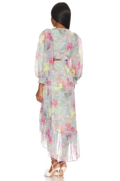 Alice + Olivia Katia Twist Maxi Dress Lola's Dream -Alice + Olivia Shop ALI WD960 V3