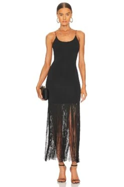 Alice + Olivia Steph Fringe Dress Black 7 Alice + Olivia Steph Fringe Dress Black -Alice + Olivia Shop ALI WD963 V4
