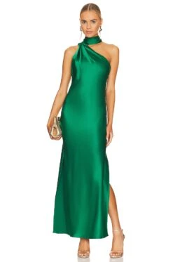 Alice + Olivia Leola Maxi Dress Emerald 9 Alice + Olivia Leola Maxi Dress Emerald -Alice + Olivia Shop ALI WD987 V1 1