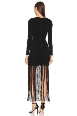 Alice + Olivia Katherina Midi Dress Black 6 Alice + Olivia Katherina Midi Dress Black -Alice + Olivia Shop ALI WD991 V3