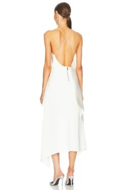 Alice + Olivia Evana Slip Dress Ecru 5 Alice + Olivia Evana Slip Dress Ecru -Alice + Olivia Shop ALI WD994 V3