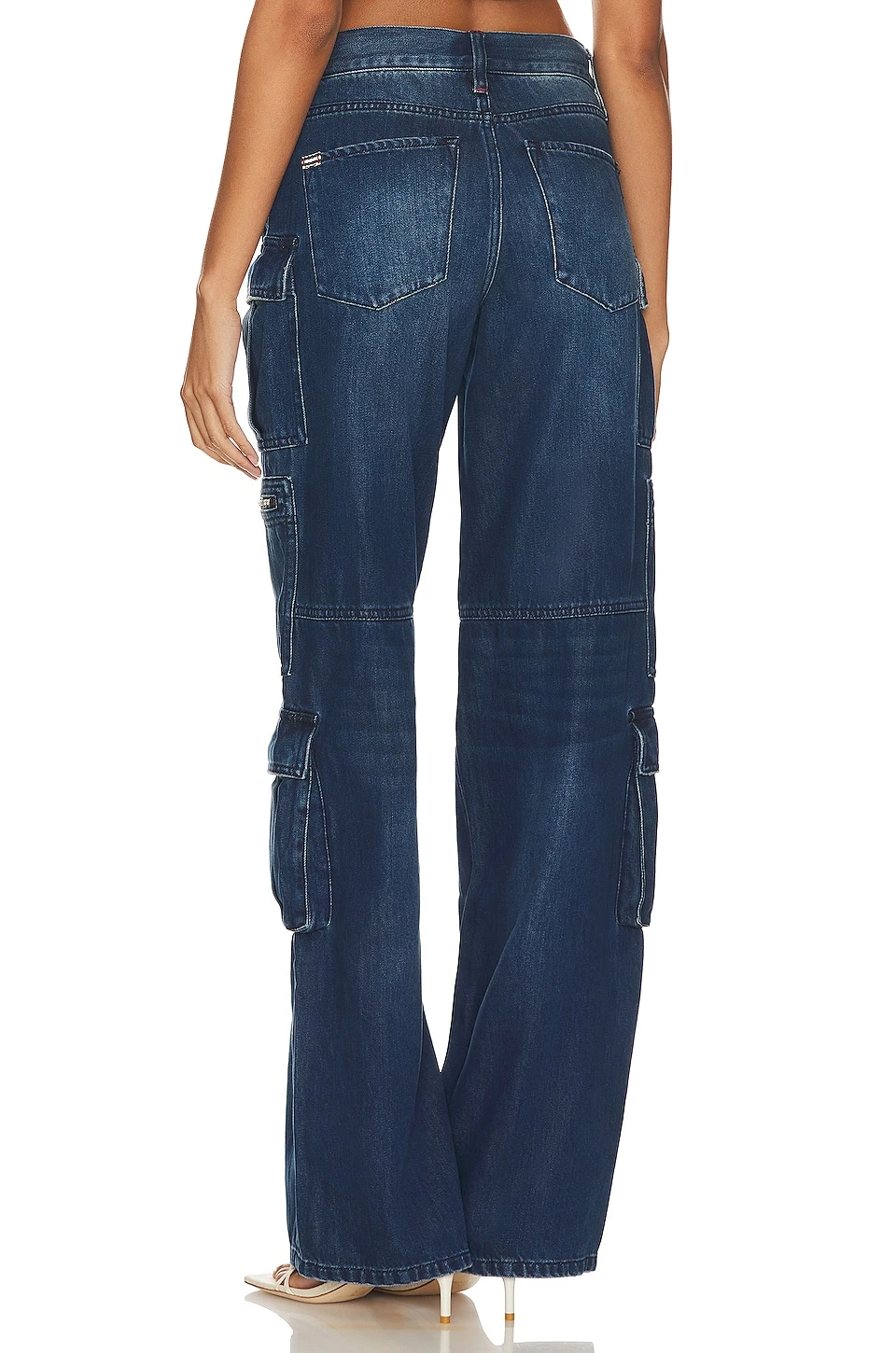 Alice + Olivia Cay Baggy Denim Cargo Love Train 3 Alice + Olivia Cay Baggy Denim Cargo Love Train - Image 3