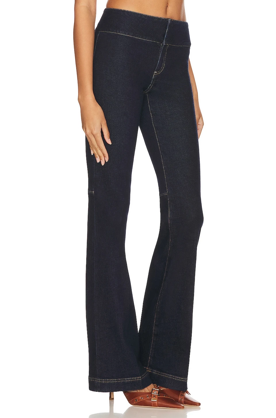 Alice + Olivia Olivia Jean Dark Rinse 2 Alice + Olivia Olivia Jean Dark Rinse - Image 2