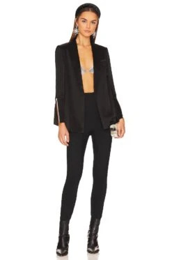 Alice + Olivia Jace Oversized Blazer Black -Alice + Olivia Shop ALI WO188 V5