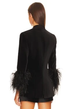 Alice + Olivia Yona Double Breasted Blazer Black -Alice + Olivia Shop ALI WO195 V4