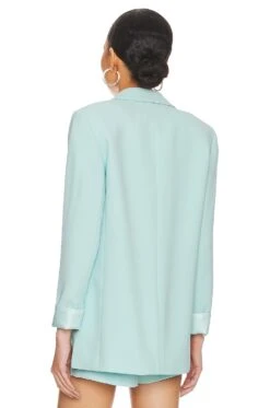 Alice + Olivia Justine Roll Cuff Blazer Julep -Alice + Olivia Shop ALI WO200 V4