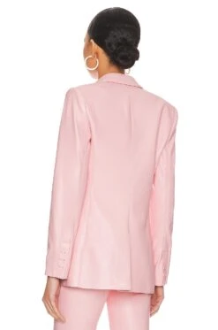 Alice + Olivia Breann Faux Leather Blazer Petal -Alice + Olivia Shop ALI WO201 V4