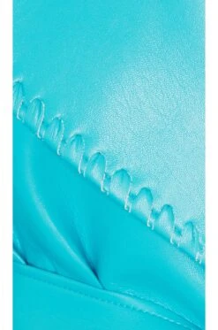 Alice + Olivia Nevada Faux Leather Midi Trench Coat Ocean Floor -Alice + Olivia Shop ALI WO205 V5