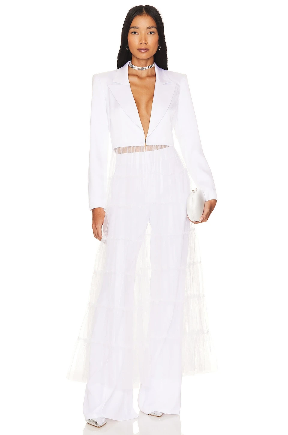 Alice + Olivia VESTE EVERLY White 1 Alice + Olivia VESTE EVERLY White