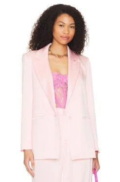 Alice + Olivia Denny Blazer Petal