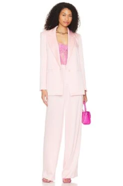 Alice + Olivia Denny Blazer Petal -Alice + Olivia Shop ALI WO214 V5