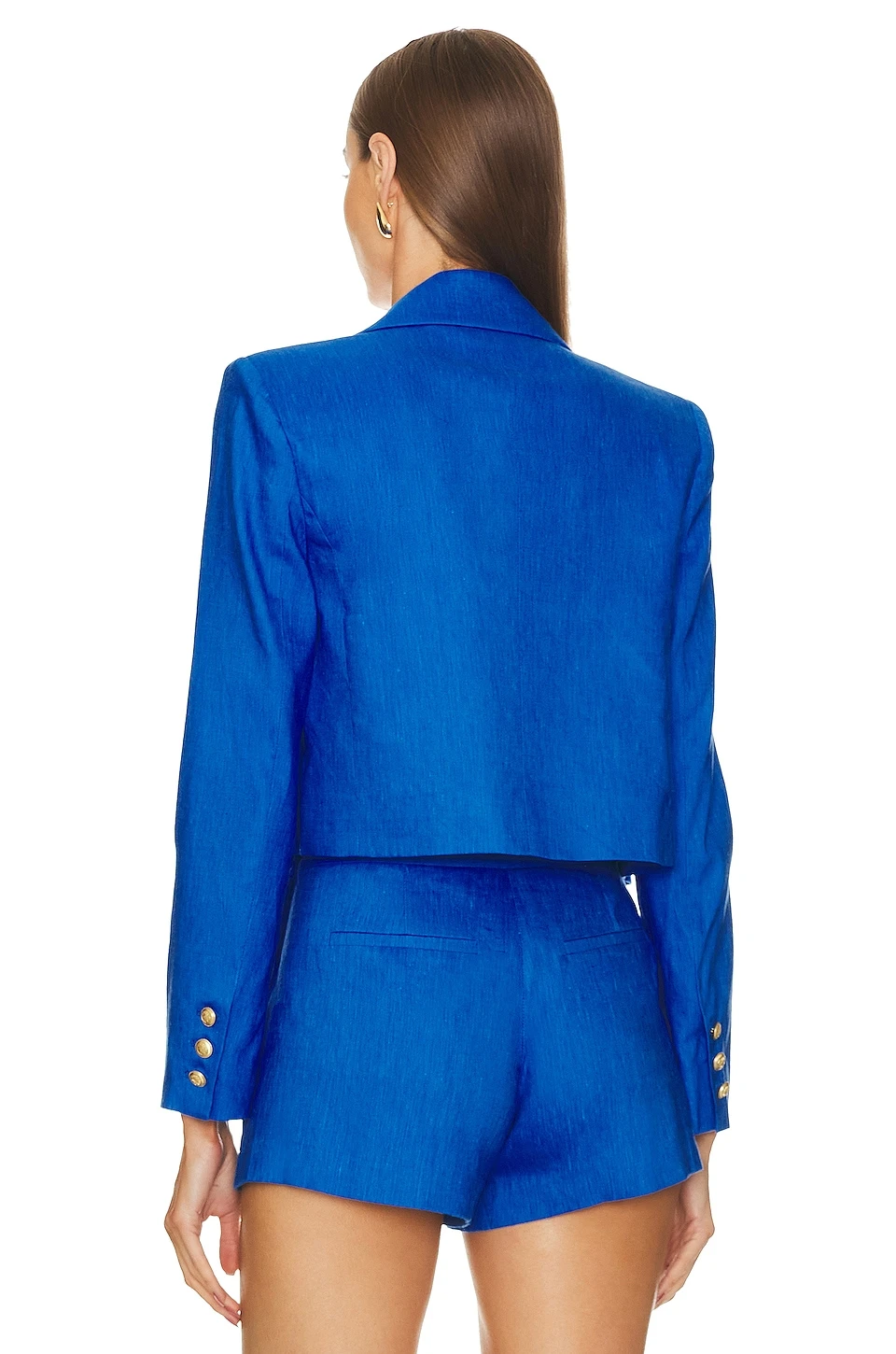 Alice + Olivia Denny Blazer Sapphire 3 Alice + Olivia Denny Blazer Sapphire - Image 3